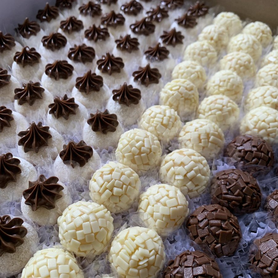 Brigadeiros sortidos